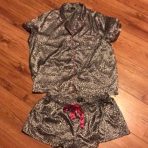 Cute Gray Silver Animal Print Sleep Set APT 9 XL